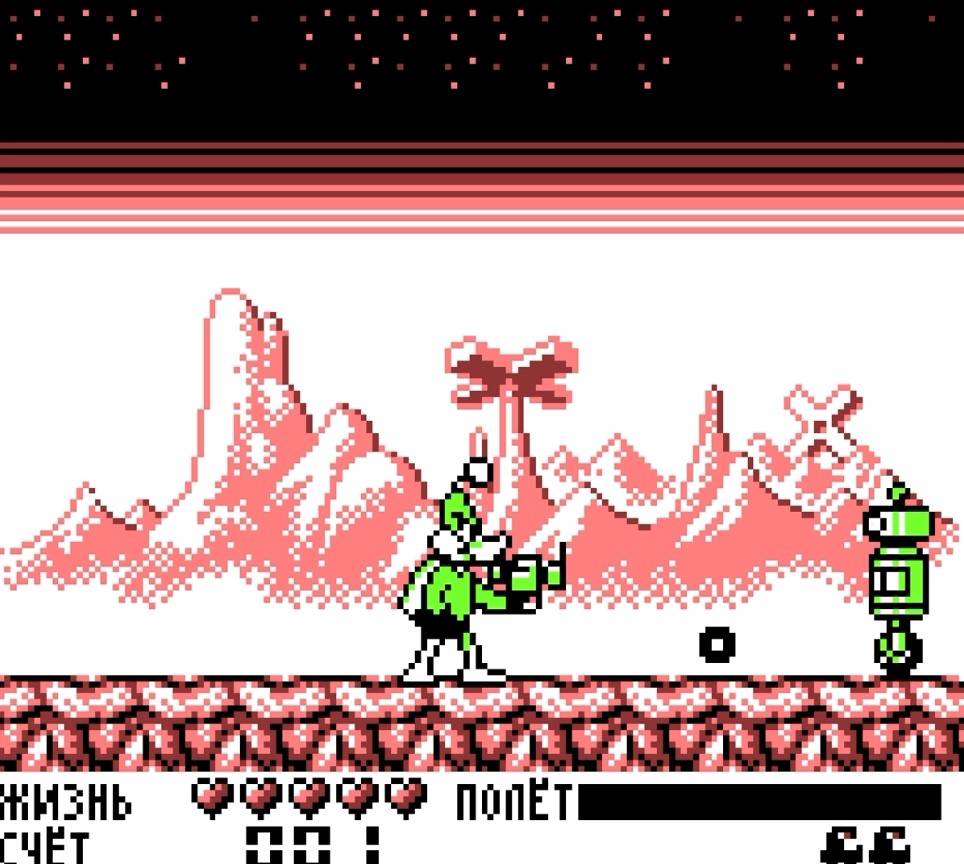 Daffy Duck The Marvin Missions - геймплей игры Game Boy